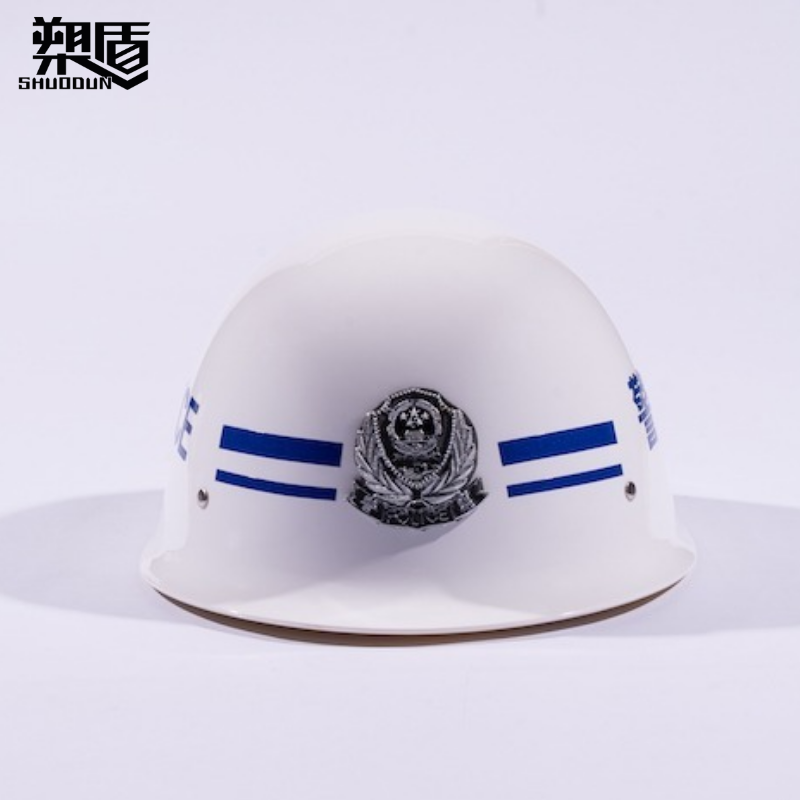 警用勤务头盔白